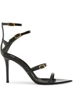 Giuseppe Zanotti Intriigo Abely 105mm leather sandals - Noir - thumbnail