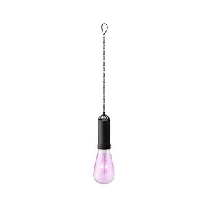 Roze solar tuinverlichting hanglamp kunststof 20 cm