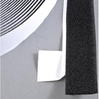 Klittenband klevend 38mm zwart lus 25m