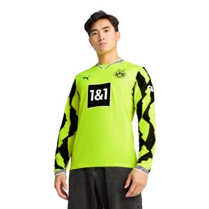 PUMA Borussia Dortmund Anniversary Shirt 2024-2025 Lange Mouwen Geel Zwart