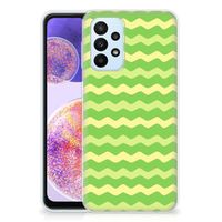 Samsung Galaxy A23 TPU bumper Waves Green