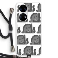 Cats: Huawei P50 Transparant Hoesje met koord