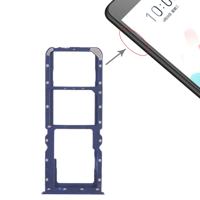 2 x SIM kaarthouder + Micro SD Card lade voor tegenstander A5(Blue)