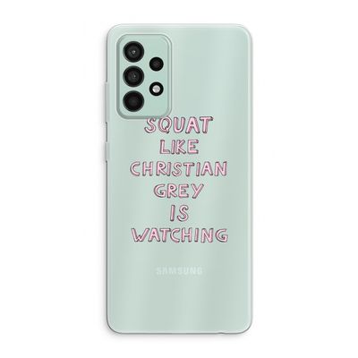 Christian Grey: Samsung Galaxy A52s 5G Transparant Hoesje