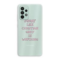 Christian Grey: Samsung Galaxy A52s 5G Transparant Hoesje