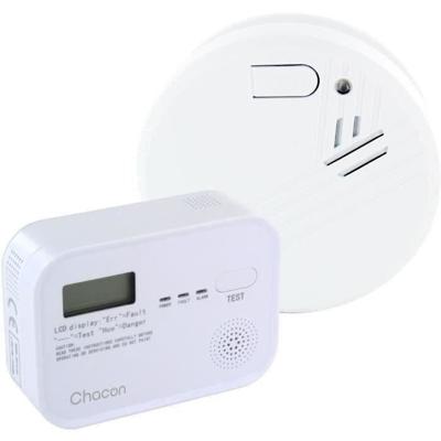 CHACON - Pack Rookmelder + Co Alarm