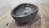 Rivierstenen waskom RXL250326, 61x41x15 cm