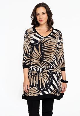Yoek Tuniek wide bottom | Beige | Maat 46/48