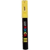 Uni-Posca Posca marker, afm pc-1m, lijndikte 0,7 mm, extra-fijn, geel, 1 stuk
