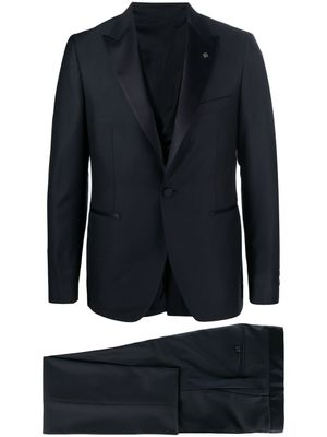 Tagliatore costume à veste à simple boutonnage - Bleu