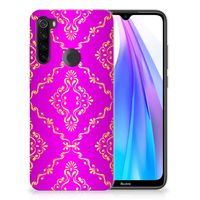 Siliconen Hoesje Xiaomi Redmi Note 8T Barok Roze - thumbnail