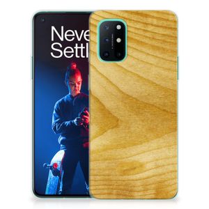 OnePlus 8T Bumper Hoesje Licht Hout