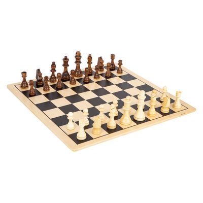 Small Foot houten schaak en damspel xl
