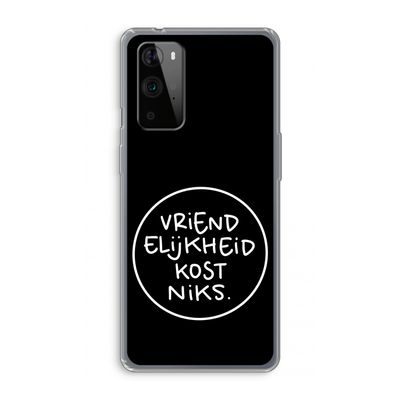 Vriendelijkheid: OnePlus 9 Pro Transparant Hoesje