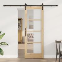 Schuifdeur met Hardware Set 'ORKDAL'73,5x198,5 cm