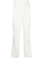 TOM FORD pantalon en lyocell à taille élastiquée - Blanc