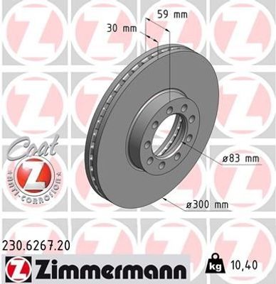 Remschijf Coat Z 230626720