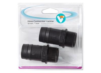 Koppelstuk Connector met screw 32mm 1inch - Velda
