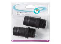 Koppelstuk Connector met screw 32mm 1inch - Velda