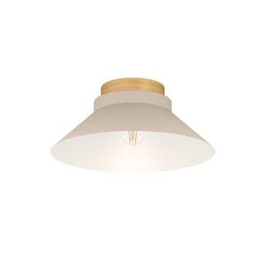 EGLO Moharras Plafondlamp - E27 - Ø 40 cm - Beige|Bruin - Staal|Hout