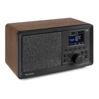 DAB radio met Bluetooth - Audizio Padova retro radio - Met mp3-speler en afstandsbediening - 40W - thumbnail