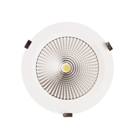LED inbouwarmatuur breedstralend Reflector rond wit Ø190mm 60° 3000k 20W