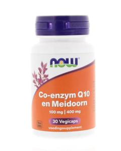 NOW Co-Q10 100 mg met meidoorn (30 vcaps)
