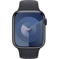 Apple Watch Series 9 GPS 45 mm Aluminium kast Sportband Midnight M/L - thumbnail