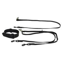 Lijn soft leder 18mm/160cm grijs - Gebr de boon