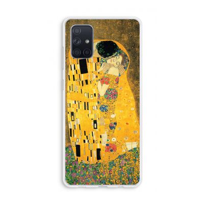 Der Kuss: Galaxy A71 Transparant Hoesje