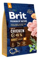 BRIT Premium by Nature Adult M - droogvoer voor hond Kip - 8 kg