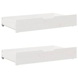 VidaXL Bedlades 2 st 95x55x17 cm massief grenenhout