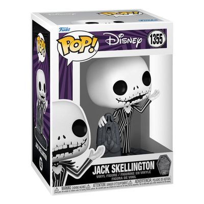 Nightmare before Christmas 30th POP! Disney Vinyl Figure Jack Skellington w/Gravestone 9cm