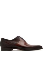 Magnanni derbies à détail embossé - Marron