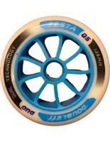 Double Ff Duo Festa Inline Wielen 100mm (per Stuk) 100mm Q3 / X-firm