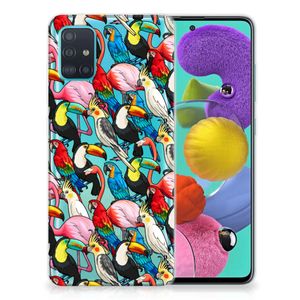 Samsung Galaxy A51 TPU Hoesje Birds