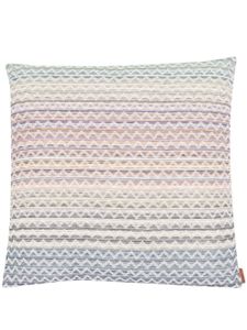 Missoni Home coussin à motif zigzag - Bleu