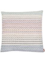 Missoni Home coussin à motif zigzag - Bleu