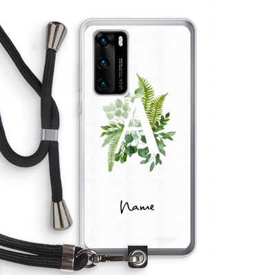 Green Brush: Huawei P40 Transparant Hoesje met koord