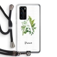 Green Brush: Huawei P40 Transparant Hoesje met koord
