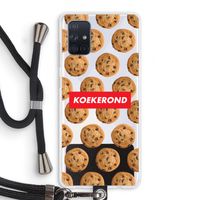 Koekerond: Samsung Galaxy A71 Transparant Hoesje met koord