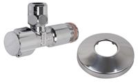 Kirchhoff SCHELL-haakse-kraan 1/2" ET x 3/8" x 10 mmQ, met rozet, zelfdichtend - 49170699