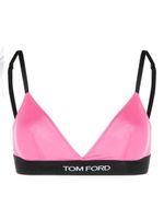 TOM FORD soutien-gorge à bande logo - Rose