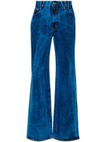 Vivienne Westwood jean droit à patch logo - Bleu