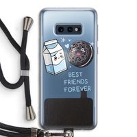Best Friend Forever: Samsung Galaxy S10e Transparant Hoesje met koord