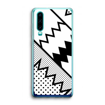 Pop Art #5: Huawei P30 Transparant Hoesje
