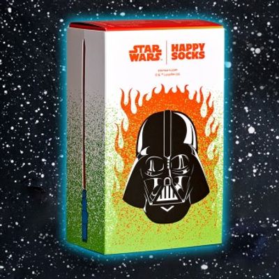 Happy socks 3 stuks Star Wars Yoda And Vader Gift Box * Actie *
