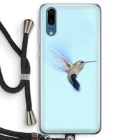 Kolibri: Huawei P20 Transparant Hoesje met koord