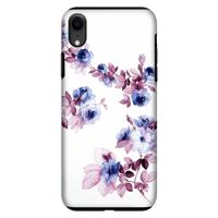 Waterverf bloemen: iPhone XR Tough Case