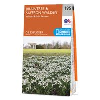 Wandelkaart - Topografische kaart 195 OS Explorer Map Braintree, Saffron, Walden | Ordnance Survey Wandelkaart - Topografische kaart 195 OS Explorer Map Braintree, Saffron, Walden | Ordnance Survey